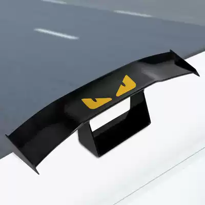 Mini small tail modification universal decoration mini car 1 4-inch socket wrench mobile phone personality creative funny punch-free sports car wing