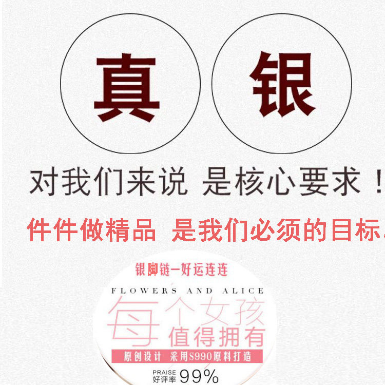 Bracelet de cheville Femme OTHER   en Argenterie - Ref 3101762 Image 6