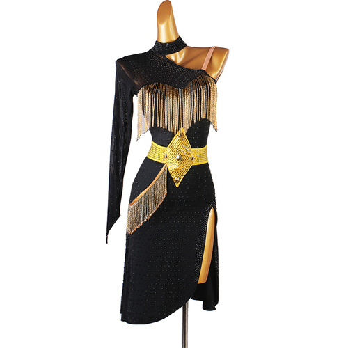 Women's latin dance dresses pipe bead Latin dance standard competition dress professional Latin dance performance costume Women's latin dance dresses pipe bead Latin dance standard competition dress professional Latin dance performance costume