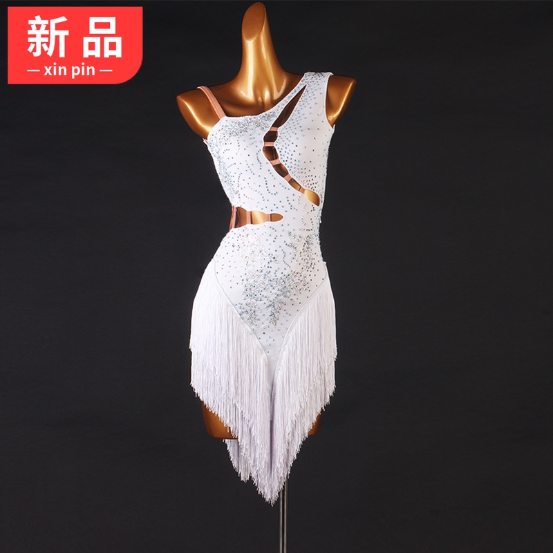 Professional Latin dance competition performed with inlaid drill samba dance conserved stream Su's Latin dance foreign dress new real beat