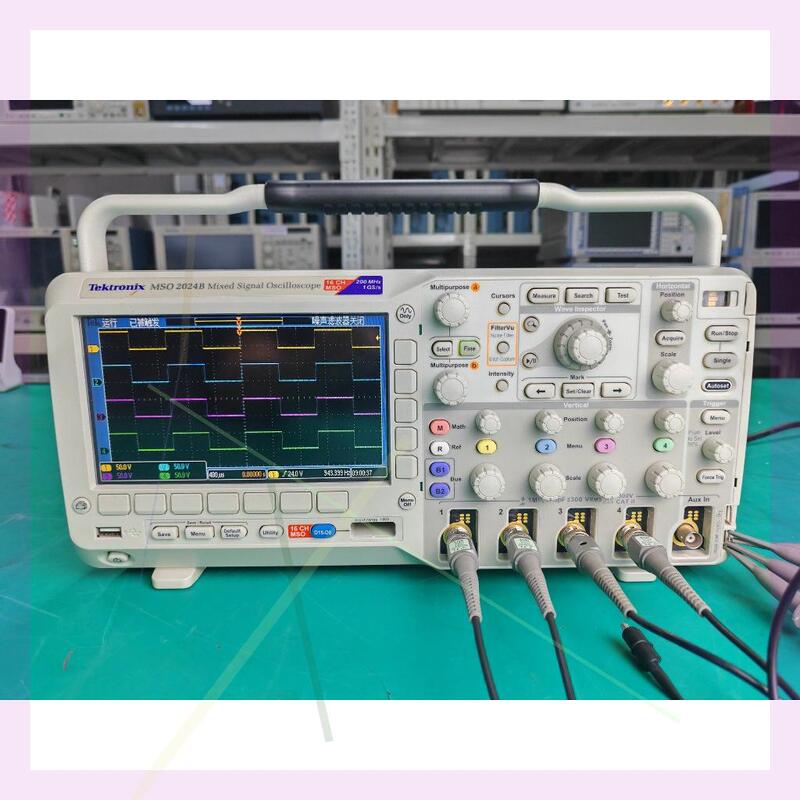 Negotiable Price for Tektronix Mso2024B Four-Channel 200m Digital Oscilloscope, Includes 4 Probes