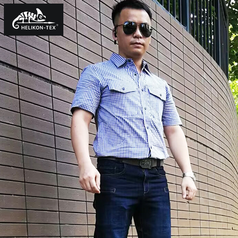 heelikon Heliken Miprobing short sleeve shirt sunscreen portable light breathable Tactical multiple bags by buckle shirt-Taobao