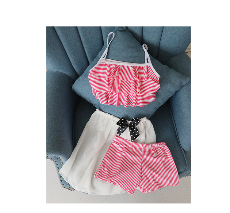 Bộ bikini bé ba mảnh Đồ bơi cho bé gái Học sinh chia váy áo tắm cho bé trai Áo tắm mùa xuân nóng - Bộ đồ bơi của Kid đồ bơi 2 mảnh cho bé gái