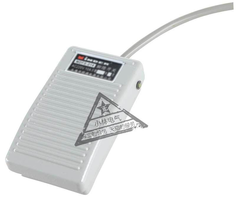 Mingde foot switch with wire MDFS-014 aluminum small square with wire waterproof machine bed foot switch