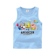 Childrens vest 3 mùa hè mỏng 4 chàng trai và cô gái 5 bé vest bông 6 năm tay SpongeBob Cartoon childrens mặc.