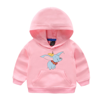 Dumbo hooded vests for girls children's clothing children's cotton hoodies for children Korean version of foreign style 2021 autumn new style