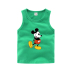 Mickey bé trai vest trẻ em bông cô gái mùa hè trẻ em mỏng mùa hè váy cậu bé không tay quần áo nhỏ. 