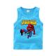 Childrens vest mùa hè mỏng 3 bé trai vest bông 5 tuổi bottomshirt Spider-Man Superman childrens mặc.