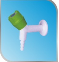 Single-port into-wall laboratory faucet test faucet single-port faucet