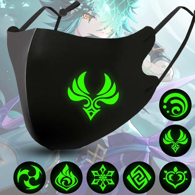 Animation mask original color cartoon night cartoon secondary Yuan Gods eye male and female students personally warm in winter