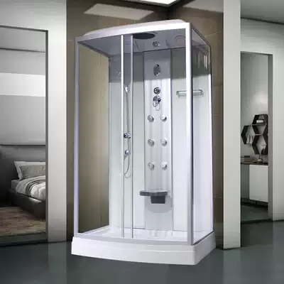 Rectangular integral shower room Household tempered glass bathroom Bathroom integrated powder room closed partition