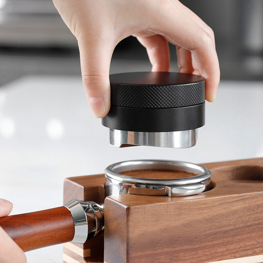 Stainless Steel Tamper Three-Blade Gravity Distributor 51mm 53mm Macaron Tamper 58mm Coffee Tamper Stand