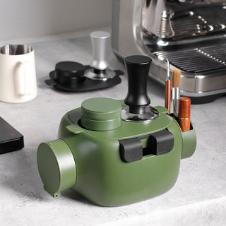 Semi-Automatic Coffee Grounds Knock Box, Tamper Stand, Thickened Plastic, Household Coffee Storage, Multifunctional Storage Stand