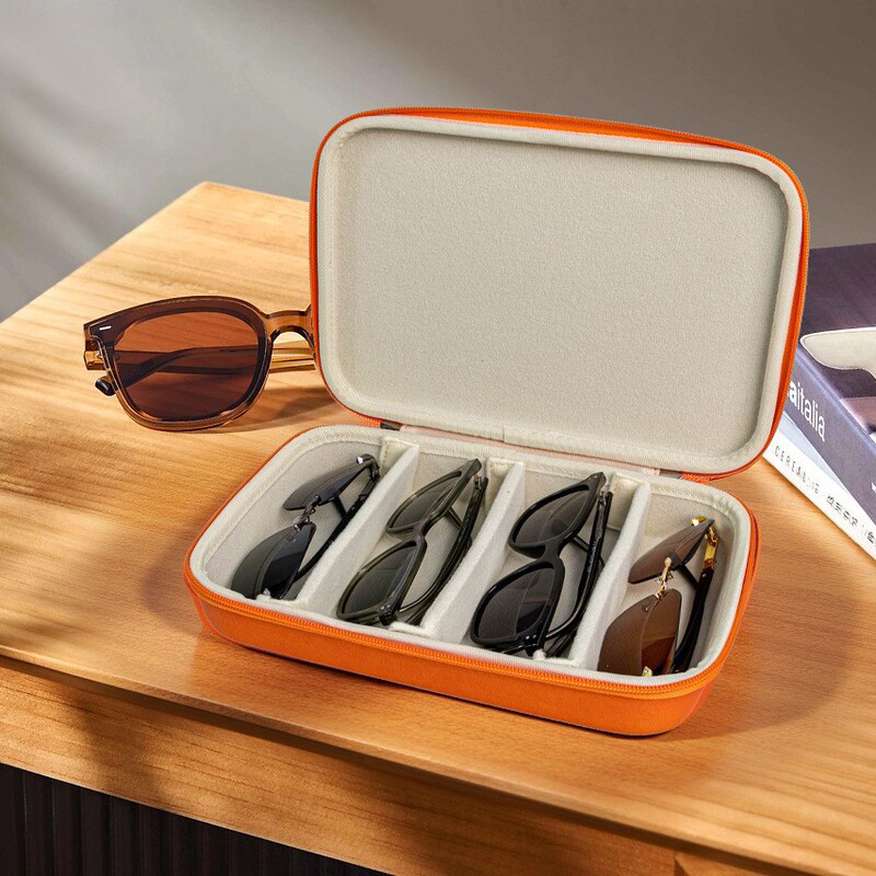 Hard-Shell, Pressure-Resistant, Portable Glasses Storage Bag, Sunglasses Case, Glasses Case, Business Trip, Car Sunglasses Storage Box