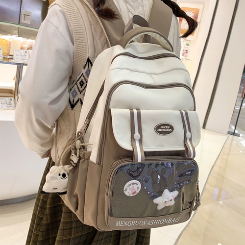 Школьный рюкзак, вместительная и большая милая сумка через плечо, подходит для студента, для средней школы