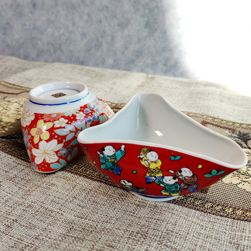 Japan Jiugu Xiaotang Wood Rice Burning Fair Toe Glazed Day Style Tea Set Fair Cup Tea Tea-Taobao