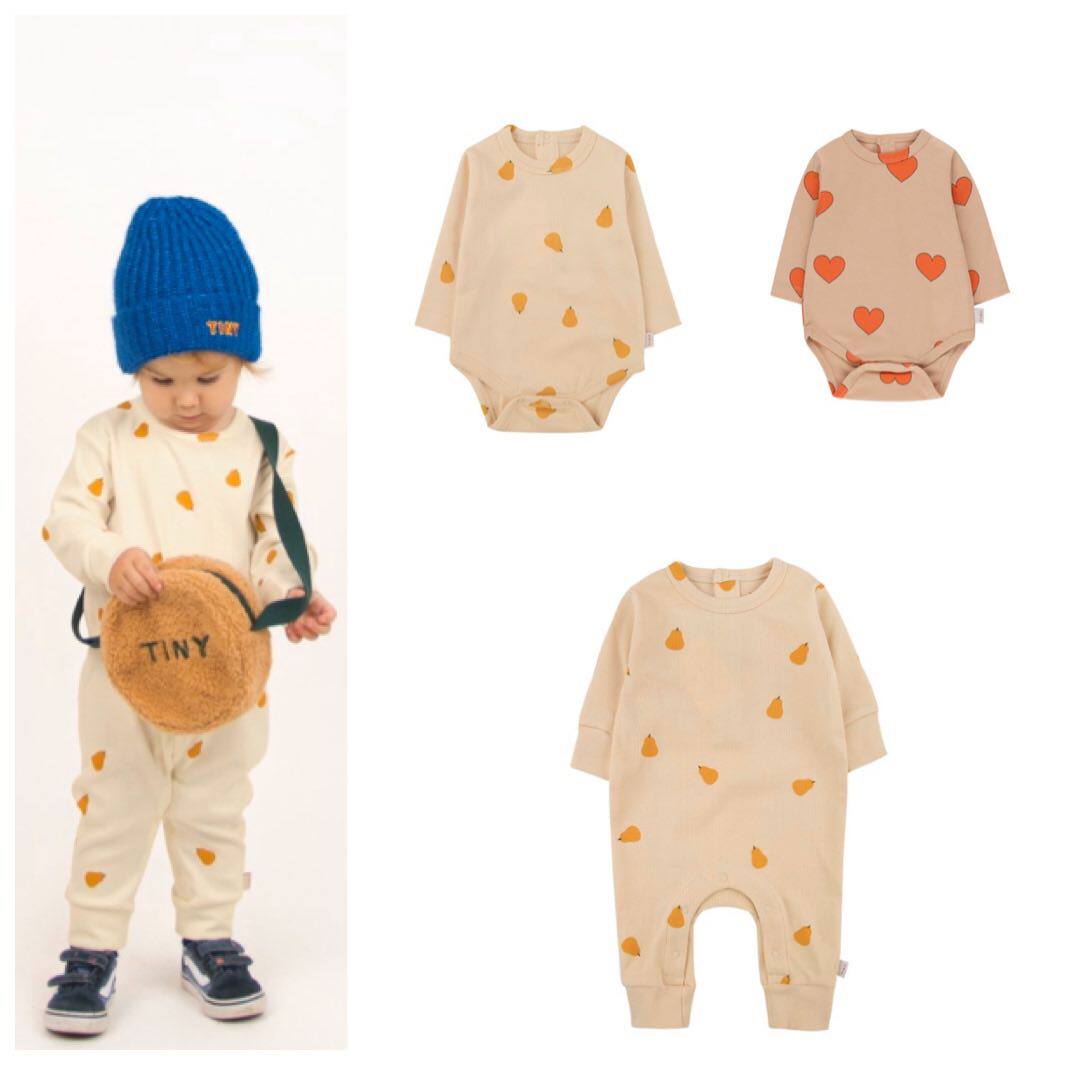 Spot tinycottons 20 autumn winter New products Children's baby children Lions clothes Harvest climbing clothes