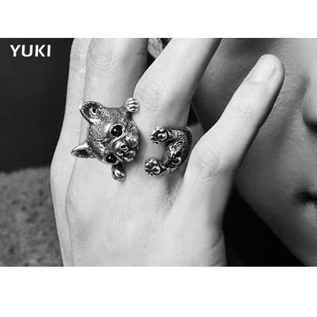 Bague homme YUKI   en Argenterie - Ref 3087722 Image 5