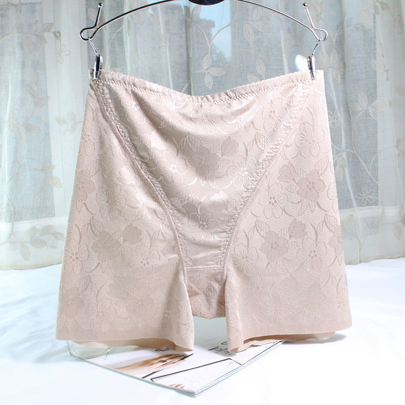 Japan's mid-waist soft, comfortable, seamless, belly-lifting, hip-lifting women's safety pants, body three-point bottoming, pure cotton crotch panties