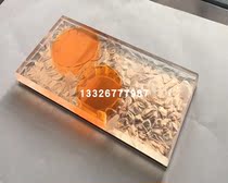 3form natural crystal granular resin board mirror screen partition display cabinet background wall decorative art board 1KG