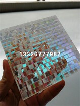 Acrylic crystal diamond art board colorful high-end cosmetics showcase bar background decoration flashing board