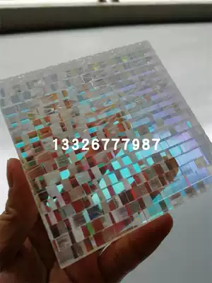 Acrylic crystal diamond art board colorful high-end cosmetics showcase bar background decoration flashing board