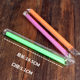 Disposable straws individually packaged colorful straws plastic pearl tea straws 100 ເຟືອງຫນາ ການຂົນສົ່ງຟຣີ