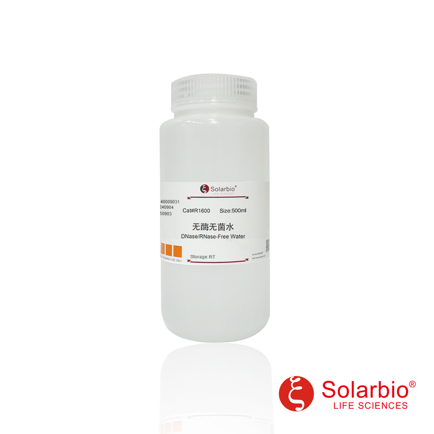 无酶无菌水DEPC处理水 R1600 北京索莱宝 DNase/RNase-Free Water
