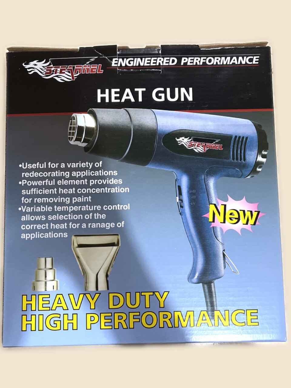 New Dalong 1600W adjustable temperature industrial hot air gun TH8611 hot air barrel hot blower