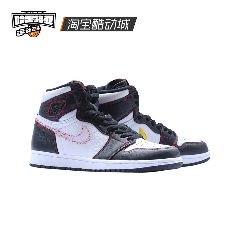 Hallelujah Air Jordan 1 OG AJ1 Tháo rời giày bóng rổ màu đen ngón chân đen CD6579-071 - Giày bóng rổ giày thể thao nam biti's