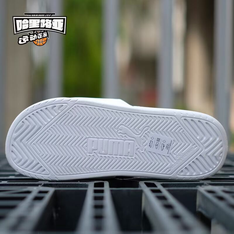 Hallelujah Puma PopCat Hummer Dép thể thao đôi màu đen và trắng cổ điển 360265-10 12 dép uniqlo