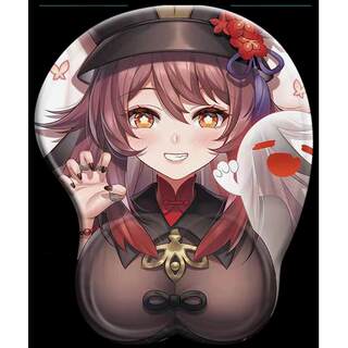 3d chest three-dimensional mouse pad wrist pad yuanshen impact blue sea route two-dimensional animation boys version customized