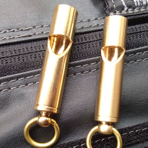 Дорожное медное латунное снаряжение, брелок, свисток, «сделай сам»