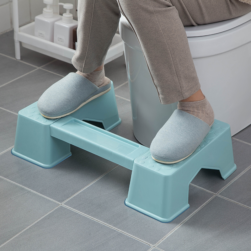 Toilet footstool plastic non-slip children's toilet footrest household brushable clean convenient toilet stool