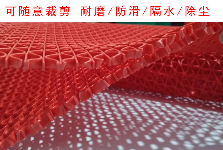 Nhà vệ sinh mat chống thấm thảm không trơn trượt không thấm nước rỗng bồn tắm nhà vệ sinh mat lưới nhựa PVC thảm - Thảm sàn xốp nền nhà