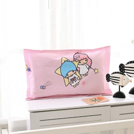 Pure cotton children's cartoon pillow kindergarten nap pillow 3-6-10 years old cotton pillow core cotton pillowcase removable and washable