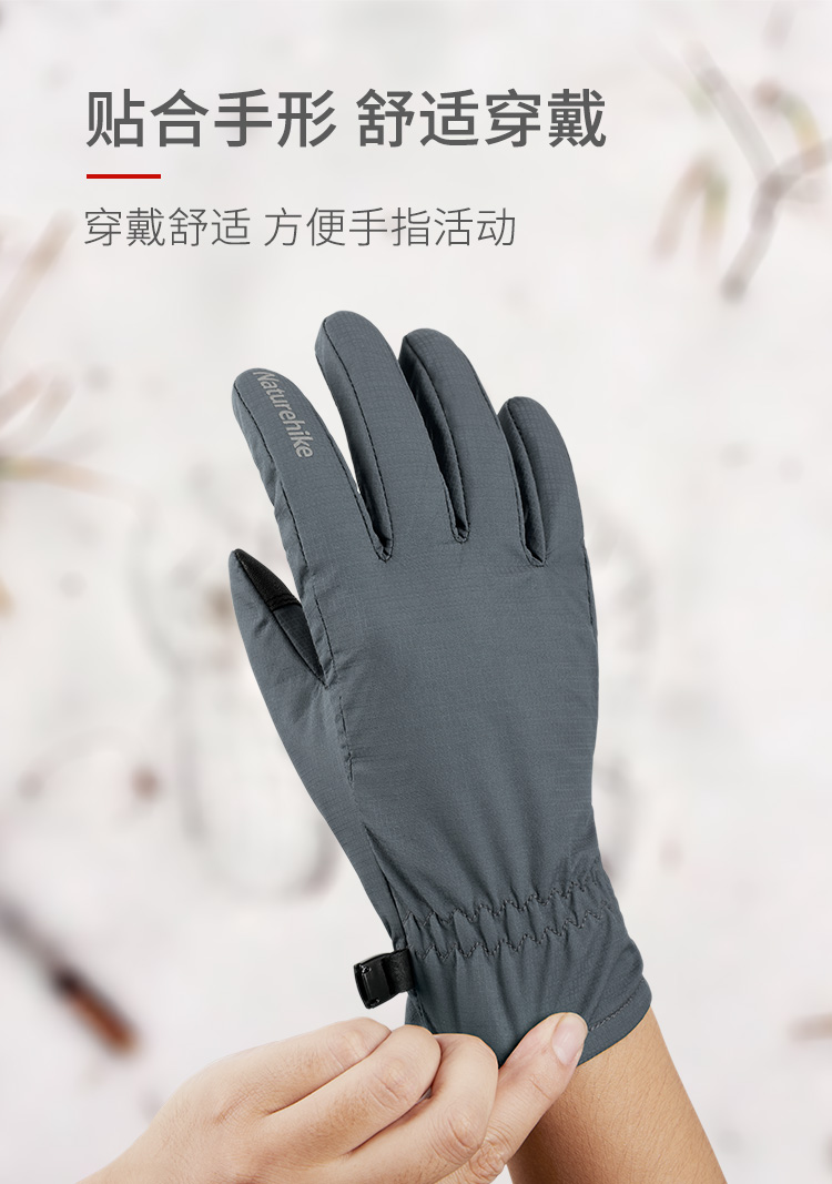 Găng tay trượt tuyết NH di động đi bộ đường dài mùa đông nam và nữ chống gió lạnh không thấm nước ấm găng tay chống nước