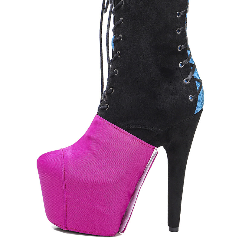 Leecabe new fabric waterproof heels protected heels scraping feature boots wear and wear