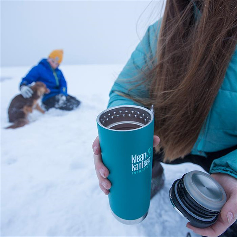 Spot Klean Kanteen TKWide stainless steel double insulated coffee kettle water Cup ha donkey Outdoor