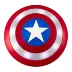 Hoa Kỳ Disney Disney Avengers 4 Captain America Illuminated Shield Đồ chơi trẻ em Cosplay - Cosplay