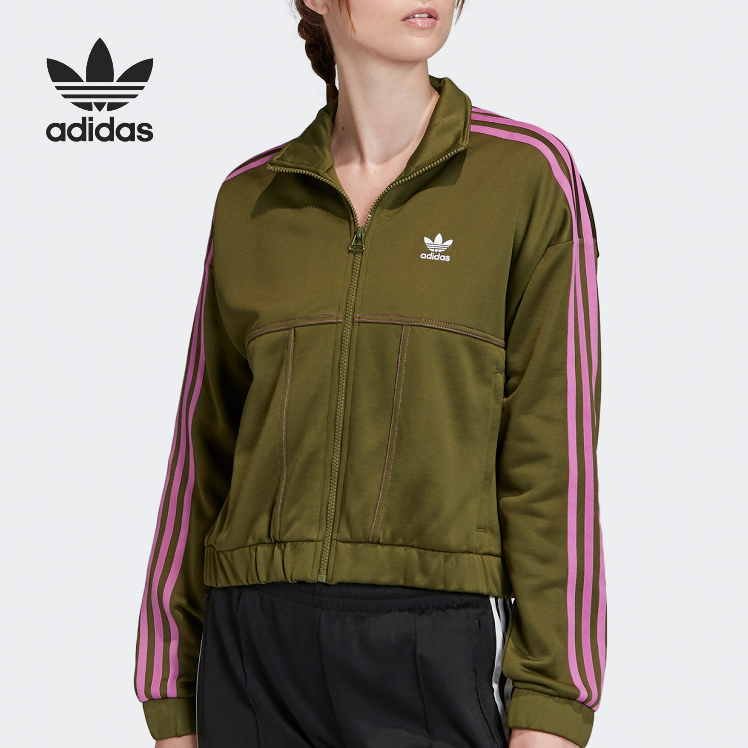 Adidas/Adidas genuine 2020 summer new women's casual sports jacket jacket FL4086