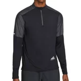 Nike/耐克 Подлинный Dri-Fit Trail Men's Rouge Top Кратко удлиняющая футболка с длинными рукавами DD5709-010