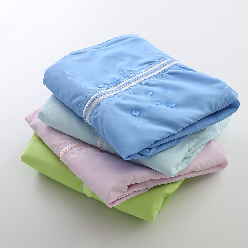 Children waterproof jacket male sun protection spring Summer breathable Lianhood thin section Rain-proof wind clothes double-decker baby skin cloister