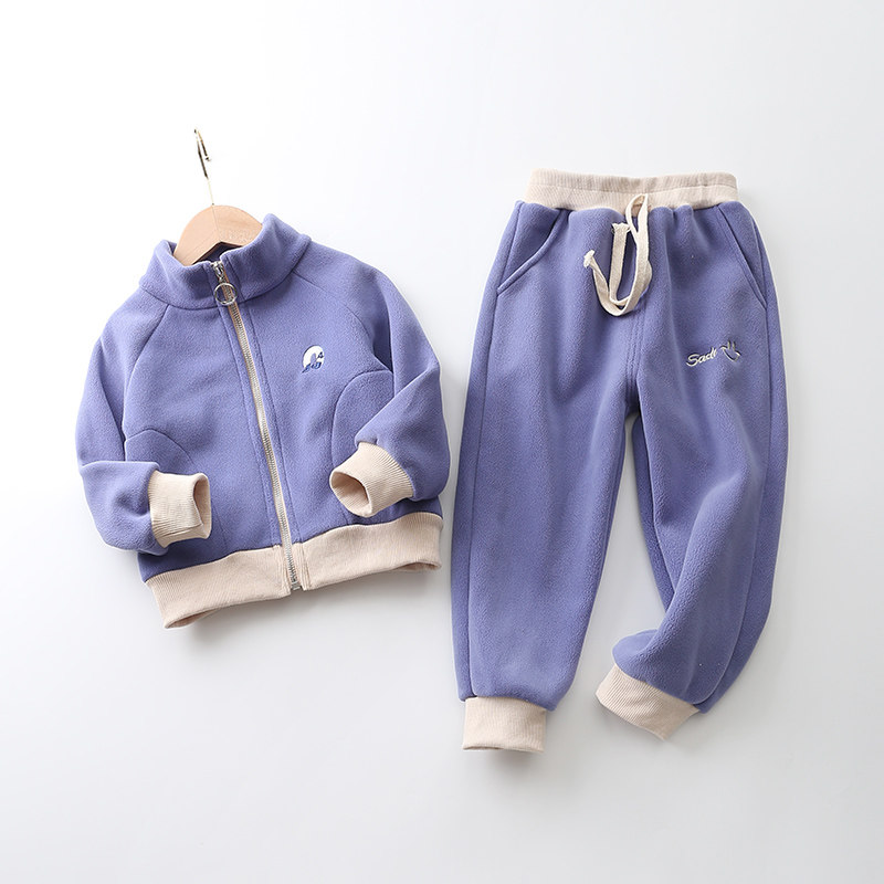 Spring kindergarten suit trendy supersoft Aullivelt sportswear boys and girls baby leap