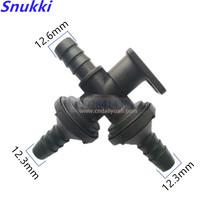 ID10 vacuum fuel line conversion head Wens four-way valve BYD engine plastic check valve