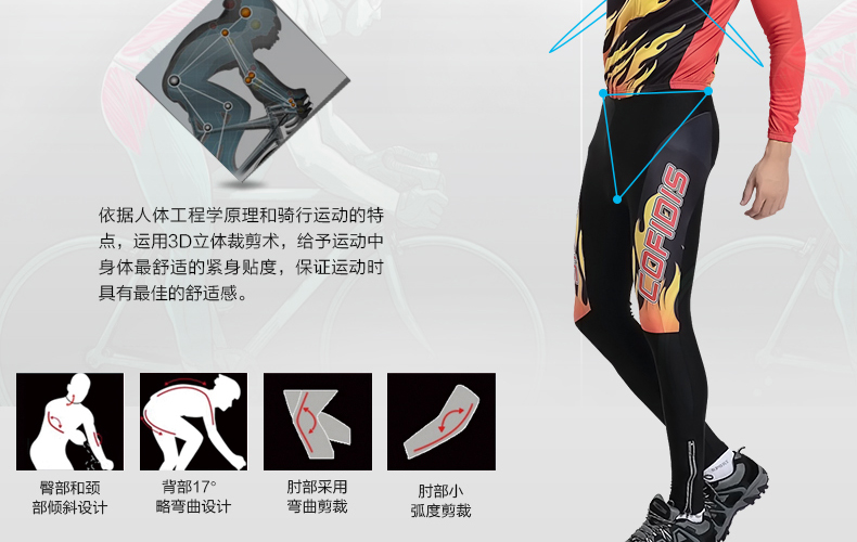 Tenue de cyclisme homme COFIDIS - Ref 2216664 Image 40