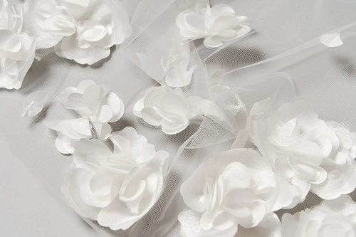 Корейская свадебная кружевная вуаль в Корейском стиле, 3D цветок, супер сказочный стиль, длинный головной убор мечты, реквизит для фотосессии