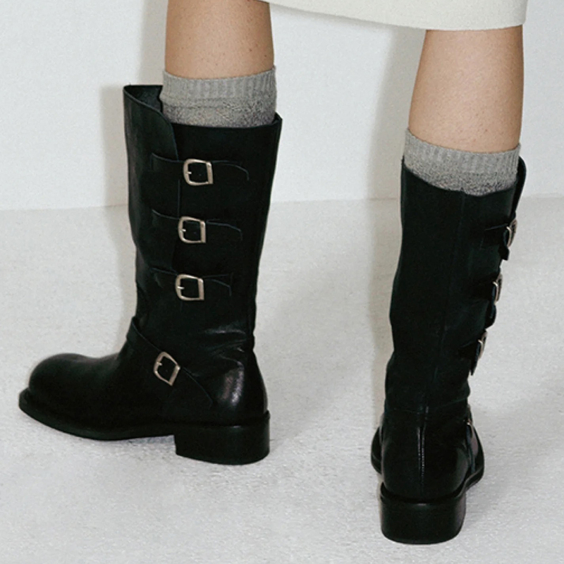 Atelier Edition Boots for Plus-Size Women with Thick Legs, Popular and Stunning Long Boots, Wide Calf Long Boots for Women