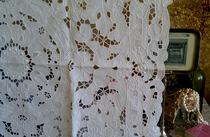 2017 11 new] export to the UK handmade grape grain full industry heavy industry embroidery hollow tablecloth vintage