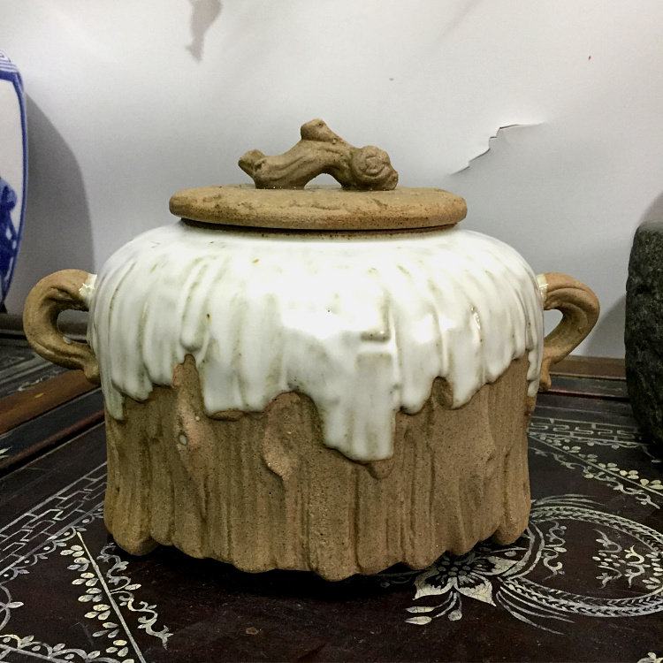 Great Xing Collection Modern Tide State Old Maple Stock Old Maple Stock Old Factory Goods Old Porcelain Tea Leaf Jar Storage Jar